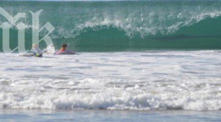 кошмар баща снима децата морето фотоса метри тях излезе акула