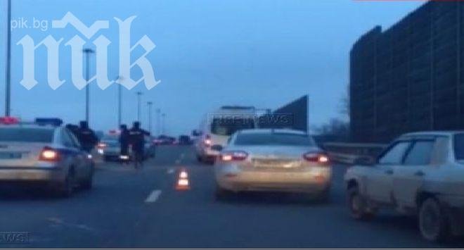 Полицай от кортежа на беларуския президент загина,  премазан от кола