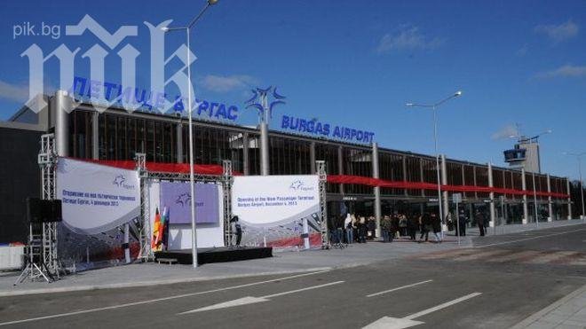 Терминал 2 на летище Бургас посреща първите си пътници 