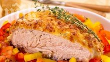 Пилешки пържоли в чеснова коричка
