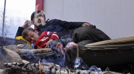 бежанци посрещат нова година без храна лекарства
