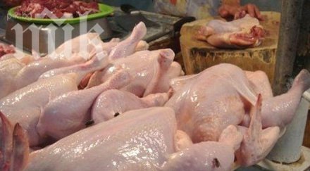 конфискуват тир пилешки бутчета