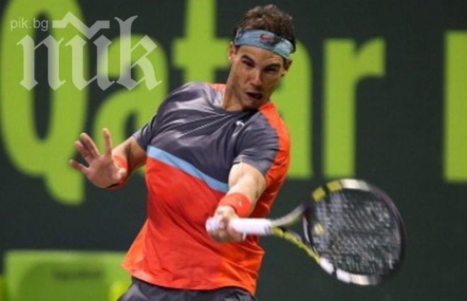 Надал пречупи Гулбис и е на 1/2-финал в Доха
