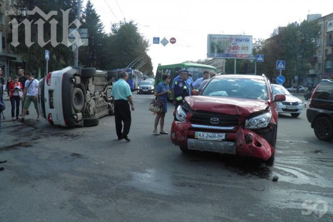 28 коли се нанизаха в Воронеж, има един пострадал