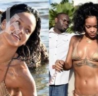 Риана на плаж с бански за 990 долара