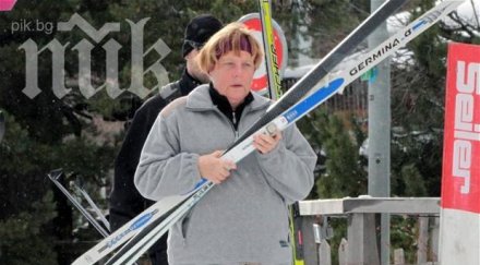 ангела меркел прикована легло жесток ски инцидент