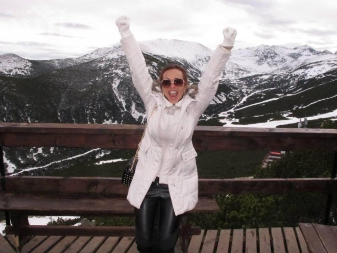 Глория мръзне на Боровец