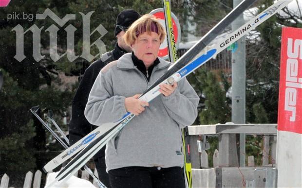 Ангела Меркел прикована на легло след жесток ски инцидент!