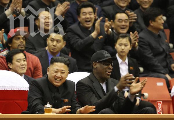 Денис Родман отново на гости на Ким Чен Ун