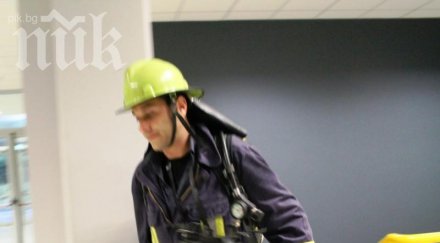 психично болна запали пожар блок видин избяга