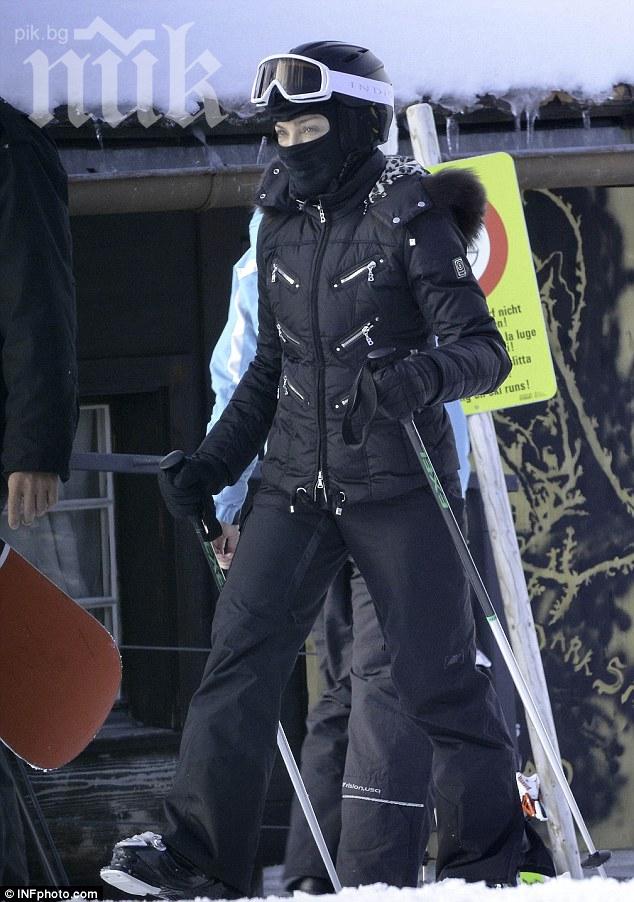 И Мадона пострада на ски писта