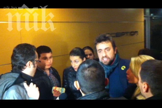 Само в ПИК! Екшън в Нова телевизия! Деница Гаджева и шайка депутати от Атака пробваха да линчуват двама мъже! (обновена и снимки)