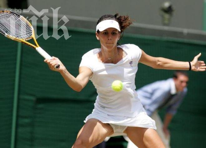Пиронкова взе първия сет на полуфинала с Квитова