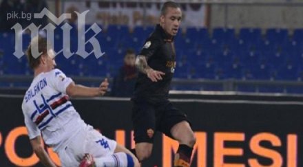 рома трудно сампдория стигна ново мегадерби ювентус