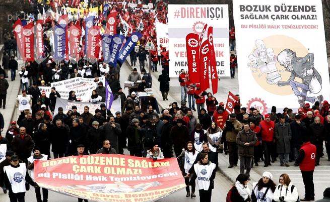 Многохиляден протест срещу Ердоган