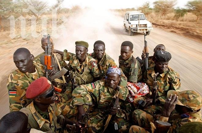 Над 42 000 души са избягали от насилието в Южен Судан