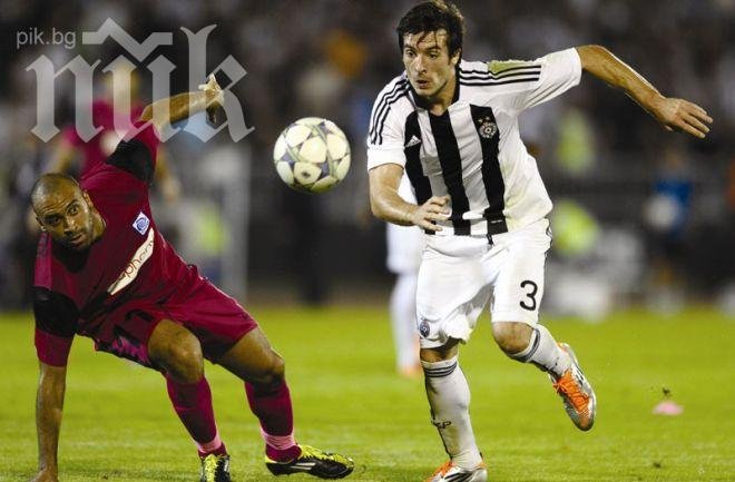 Защитник на Партизан отказал на Лудогорец