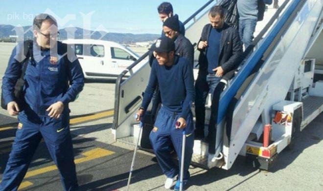 Неймар извън игра около месец