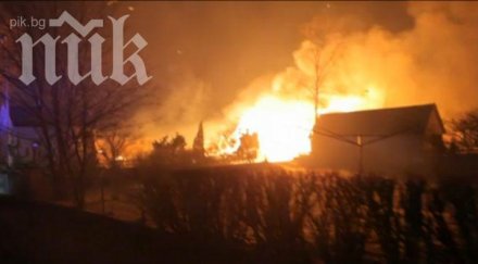 пожар изпепели историческо селище норвегия