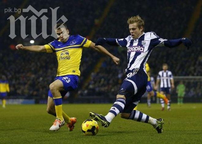 Уест Бромич и Евертън не успяха да се победят