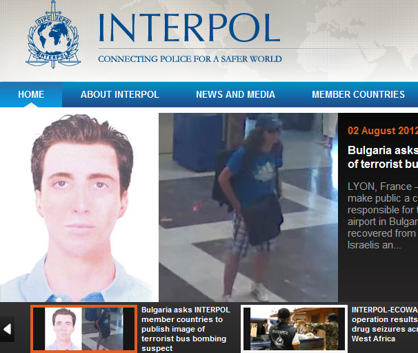 Интерпол пак по следите на атентатора от Бургас
