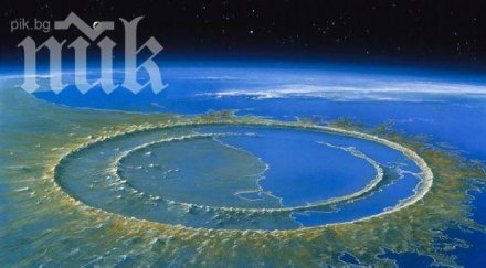 красивите кратери причинени космически обекти