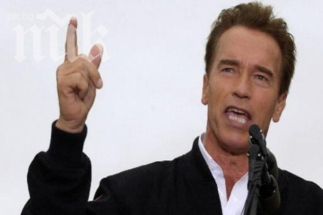 Арнолд Шварценегер подкрепи украинските протестиращи (видео)