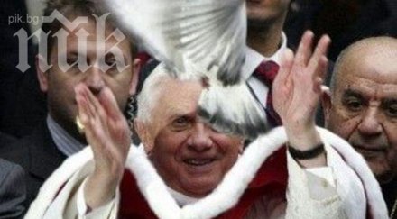 страшно гълъбите мир украйна папата пусна бяха наядени черни врани