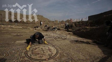 израел откриха уникална византийска църква мозайки