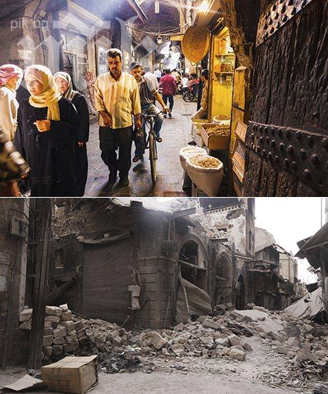 Ужасът в Сирия (покъртителни снимки преди и след войната)