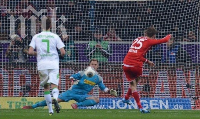 Байерн започна полусезона с победа над Борусия