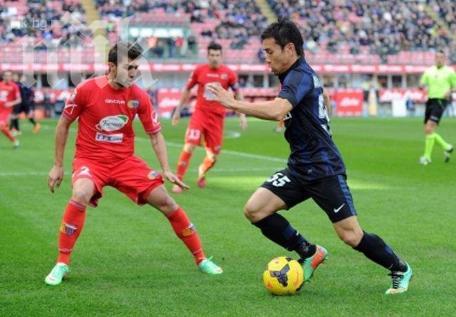 Интер се издъни срещу последния, Тохир и Морати гледат резила на Сан Сиро