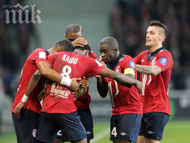 Слаб Лил запази Монако на второто място във Франция