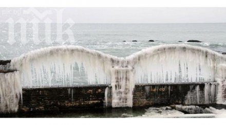 ледени скулптури вае морето варна уникални снимки