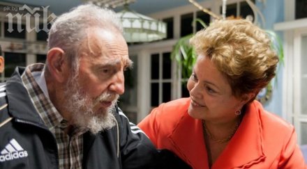 фидел кастро дилма русеф срещнаха хавана