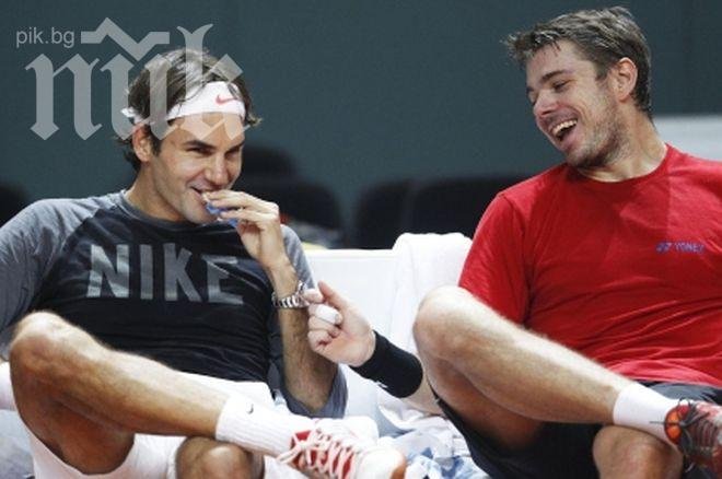 Вавринка: Федерер направо полудя след победата ми