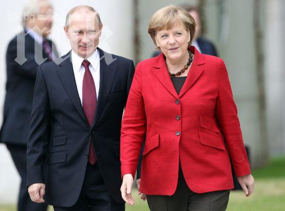 Меркел призова Путин да окаже натиск за преодоляване на кризата в Украйна