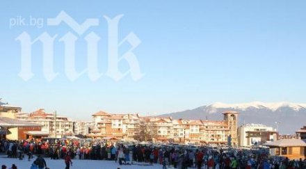 снегът напълни курорта банско туристи