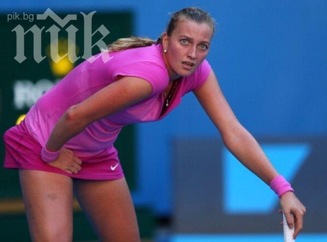 Дихателни проблеми спряха Квитова в Париж