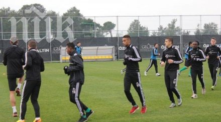 футболистите лудогорец ходят велосипеди тренировки