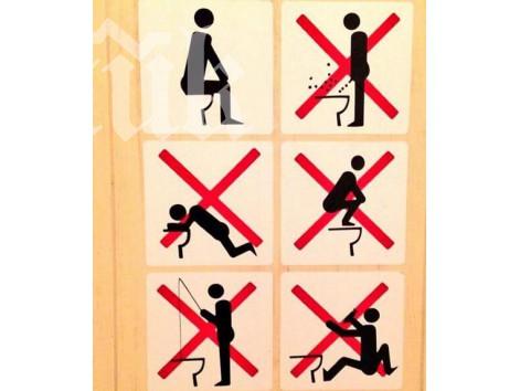 Тоалетните в Сочи издадоха странни забрани (снимки)