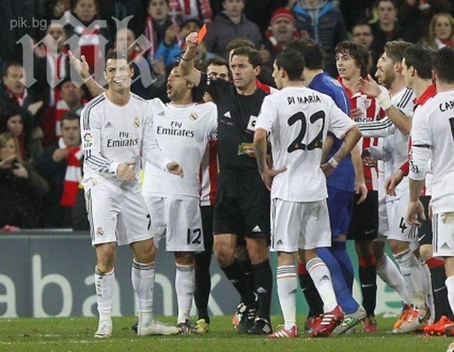 Кристиано Роналдо отнесе наказание от 3 мача