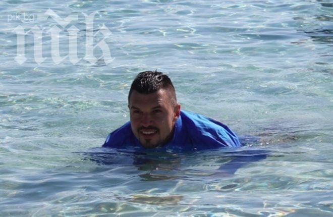 Футболистите на Левски се топнаха в Средиземно море