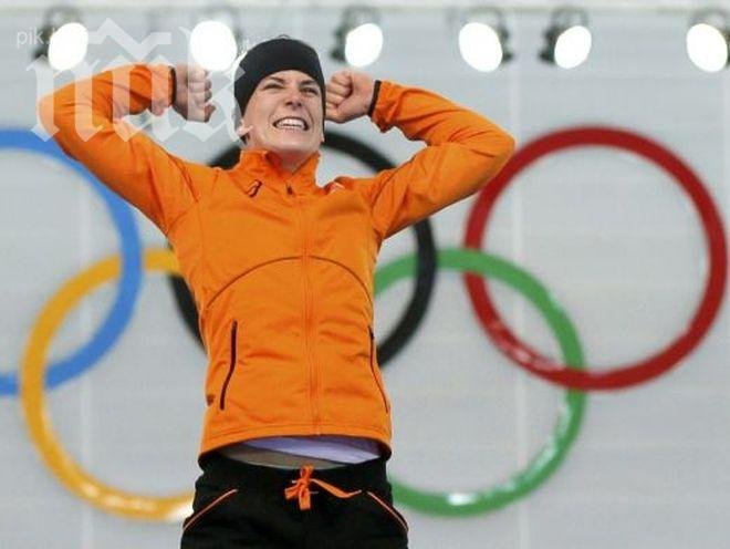 Холандка отвя конкуренцията на 3000 м бързо пързаляне с кънки