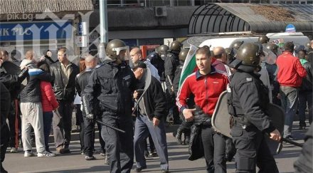 ранените време протеста пловдив снимки