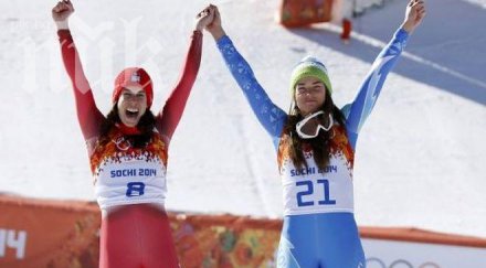 първи път историята зимните игри две олимпийски шампионки спускането