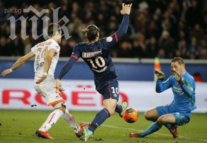 ПСЖ избяга на 8 точки пред Бербатов и Монако 