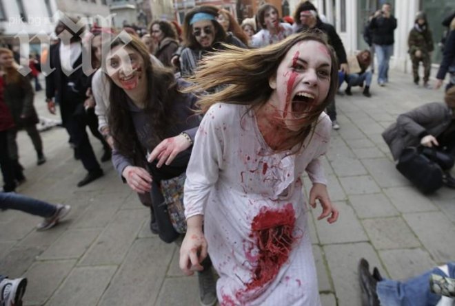 Зомбита превзеха улиците на Венеция