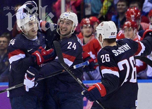 САЩ спечели двубоя по хокей с Русия