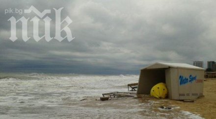 морето погълна брегоукрепително съоръжение поморие